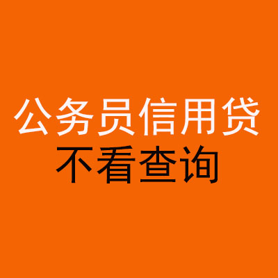 那坡公务员信用贷款